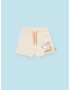 Mayoral Pantaloni scurti cu design interactiv - Portocaliu/Crem