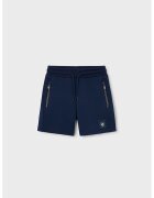 Mayoral Pantaloni scurti de trening cu buzunare cu fermoar - Bleumarin
