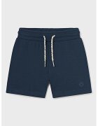 Mayoral Pantaloni scurti din amestec de bumbac cu snur - Bleumarin