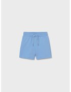 Mayoral Pantaloni scurti din amestec de bumbac cu snur in talie - Albastru pastel