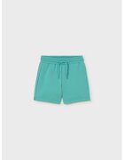 Mayoral Pantaloni scurti din amestec de bumbac cu snur in talie - Verde feriga