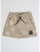 Mayoral Pantaloni scurti din amestec de bumbac cu snur - Maro taupe deschis