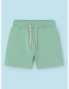 Mayoral Pantaloni scurti din amestec de bumbac cu snur - Verde pal