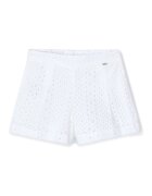 Mayoral Pantaloni scurti fete 3285 - Bumbac - Alb - Alb