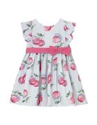 Mayoral Rochie cu model fructat - Albastru deschis