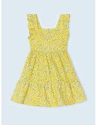 Mayoral Rochie de bumbac cu imprimeu - Galben -