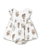 Mayoral Rochie de vara fete 1869 - Bumbac - Alb - Alb