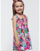 Mayoral Rochie evazata cu imprimeu si bentita - 2 piese - Multicolor