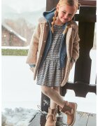 Mayoral Rochie evazata cu model grafic - Alb/Albastru