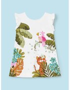 Mayoral Rochie fara maneci cu imprimeu grafic - Multicolor
