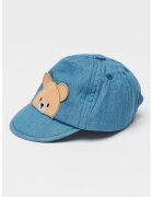 Mayoral Sapca din bumbac - Albastru pastel/Maro nisip