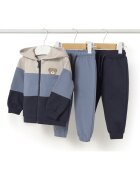 Mayoral Set 2 perechi pantaloni trening si bluza bumbac - Albastru