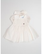 Mayoral Set de rochie evazata si bentita - Alb/Auriu