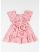 Mayoral Set de rochie evazata si geanta crossbody - Roz