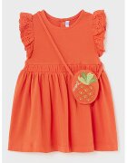 Mayoral Set de rochie si geanta crossbody - 2 piese - Portocaliu persan