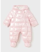 Mayoral Set de trening cu fermoar - gluga si bluza - 3 piese - Roz