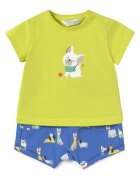 Mayoral Set tricou si pantaloni scurti baieti 1206 - Bumbac/Elastan - Multicolor - Multicolor