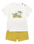 Mayoral Set tricou si pantaloni scurti baieti 1653 58 - Bumbac - 4 ani - Galben