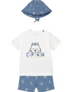 Mayoral Set tricou si pantaloni scurti baieti 1655 27 - Bumbac - 4 ani - Albastru