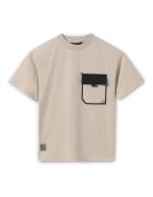 Mayoral Tricou baieti 6012 - Bumbac - Bej - Bej