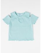 Mayoral Tricou cu decupaj pe umar - Verde deschis