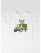 Mayoral Tricou cu imprimeu grafic - Alb/Verde