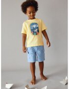 Mayoral Tricou cu imprimeu grafic - Galben/Albastru inchis