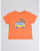 Mayoral Tricou de bumbac cu imprimeu grafic - Portocaliu mandarina