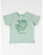 Mayoral Tricou de bumbac cu model in relief - Verde deschis