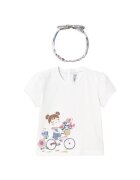Mayoral Tricou fete 1044 - Bumbac/Elastan - 4 ani - Alb
