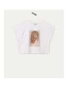 Mayoral Tricou fete 6021 - Bumbac - Ecru - Ecru