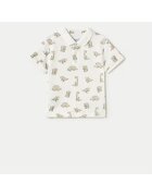 Mayoral Tricou Polo baieti 1109 - Bumbac/Elastan - Alb - Alb