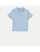 Mayoral Tricou Polo baieti 1109 - Bumbac/Elastan - Albastru deschis - Albastru deschis