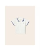 Mayoral Tricou polo Baieti - 301830009 - Bumbac - Alb