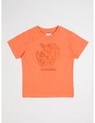 Mayoral Tricou regulat fit cu decolteu la baza gatului - Portocaliu