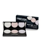 Mehron Paleta iluminatoare pentru fata si corp Highlight-Pro 3 Shade Palette Cool - 10.5g