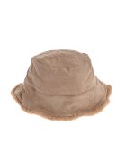 Meli Melo Palarie bucket bej cu interior imblanit