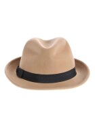 Meli Melo Palarie fedora - lana - maro -