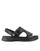 Mels Sandale casual - barbati - Y3502 - negru - piele naturala