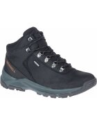 Merrell Ghete trekking impermeabile barbati Erie Mid LTR J500151 - Piele naturala - Negru - Negru