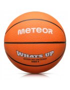 Meteor Minge baschet What's up - rezistenta - suprafata antiderapanta - utilizare versatila - culori vii - marime 5 - Rosu