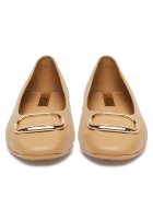 Mexx Balerini dama - piele naturala - bej/auriu