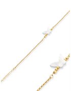 Mia Milano Bratara din argint 925 cu element Mother of Pearl - Alb/Auriu