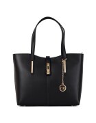 Mia Tomazzi Geanta shopper de piele Como - Negru