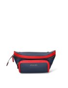 Michael Kors Borseta de piele ecologica Rexon - Rosu/Bleumarin