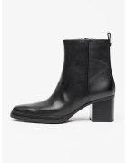 Michael Kors Botine din piele cu toc masiv Lex - Negru