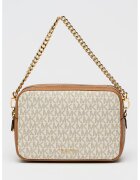 Michael Kors Geanta crossbody cu imprimeu logo Bryant - Alb/Maro scortisoara