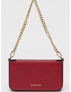Michael Kors Geanta crossbody de piele cu maner detasabil de lant Bryant - Violet tyrian