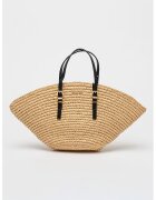 Michael Kors Geanta cu maner si buzunar interior - Negru/Bej
