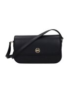 Michael Kors Geantă de umăr din piele - model Jet Set Travel - negru - 21x12.5x5 - Logo
